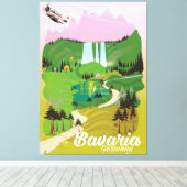 Bayern Landschaftspflege Leinwanddruck (Insitu (Holzboden))