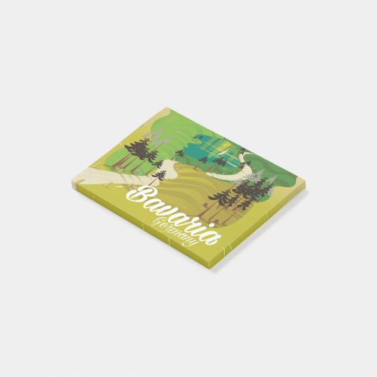 Bayern Landschaftspflege Post-it Klebezettel (angewinkelt)