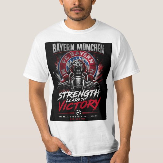 Bayern Munich – Power & Victory T-Shirt (Vorderseite)