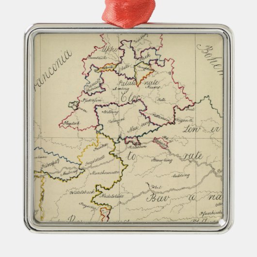 Bayern Ornament Aus Metall (Vorne)