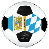 Bayern Personalisiert, Flagge, Foto Fußball (Gedreht)