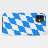 Bayern Rauten Fahne Case-Mate iPhone Hülle (Rückseite (Horizontal))
