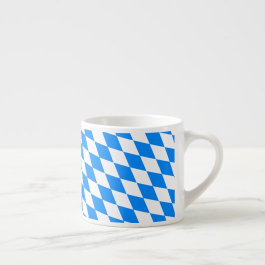 Bayern Rauten Fahne Espressotasse (Rechts)