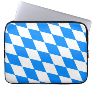 Bayern Rauten Fahne Laptopschutzhülle