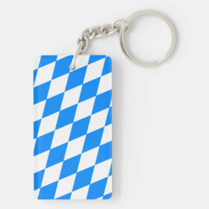 Bayern Rauten Fahne Schlüsselanhänger