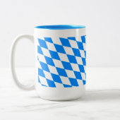 Bayern Rauten Fahne Zweifarbige Tasse (Links)