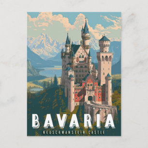Bayern: Schloss Neuschwanstein Postkarte