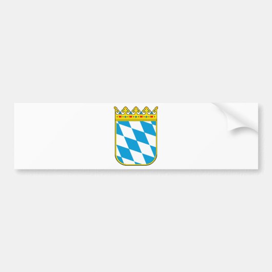 Bayern Wappen Autoaufkleber (Vorne)