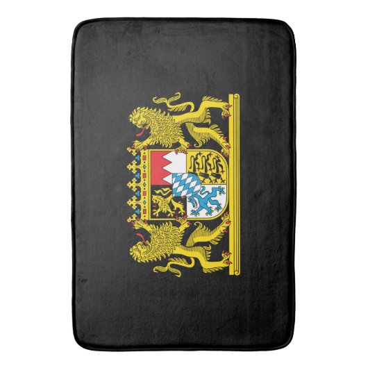 Bayern-Wappen Badematte (Vorderseite Vertikal)