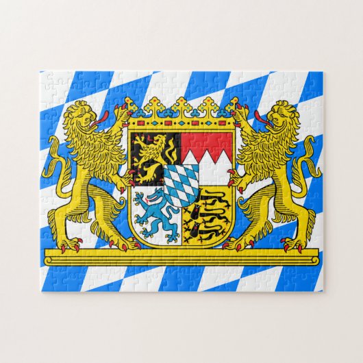 Bayern-Wappen Puzzle (Horizontal)