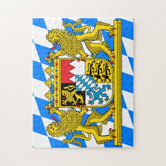 Bayern-Wappen Puzzle (Vertikal)