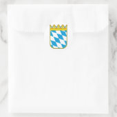 Bayern Wappen Runder Aufkleber (Tasche)