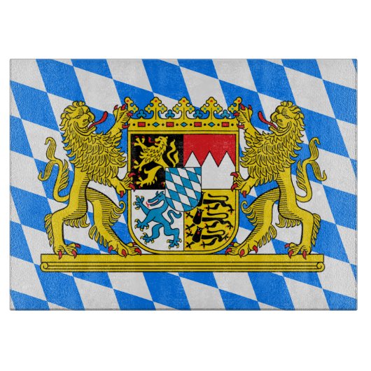 Bayern-Wappen Schneidebrett (Vorderseite)