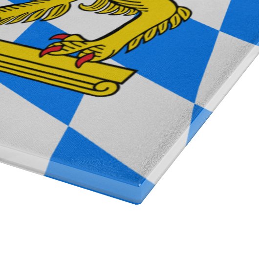 Bayern-Wappen Schneidebrett (Ecke)