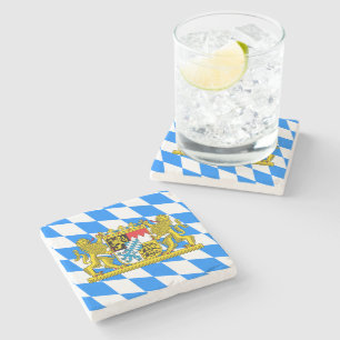 Bayern-Wappen Steinuntersetzer