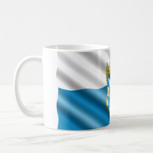 Bayernflagge Kaffeetasse (Links)