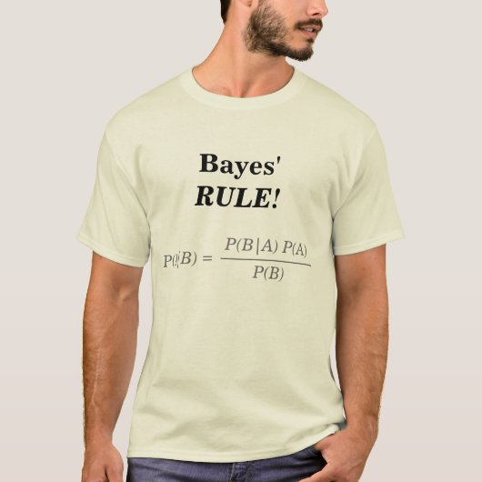 Bayes REGEL! T-Shirt (Vorderseite)