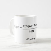 Bayes-Regeln! Kaffeetasse (Vorderseite Links)