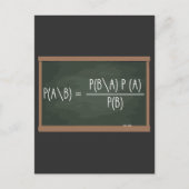 Bayes Theorem Probability Theory Data Science Postkarte (Vorderseite)