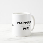 Bayes-Theorem-Tasse Kaffeetasse (VorderseiteRechts)