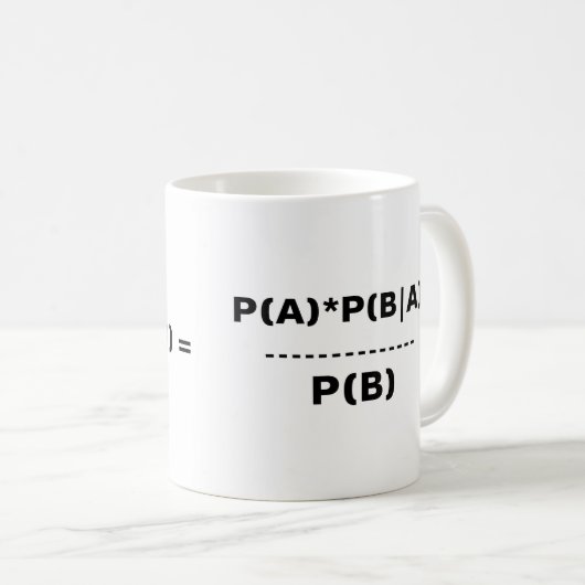 Bayes-Theorem-Tasse Kaffeetasse (VorderseiteRechts)
