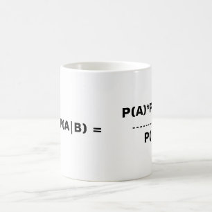 Bayes-Theorem-Tasse Kaffeetasse