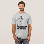 Bayesischer Dinosaurier-T - Shirt für Statistiker (Vorne ganz)