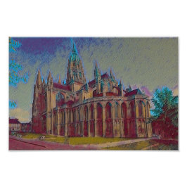 Bayeux Cathedral Fotodruck