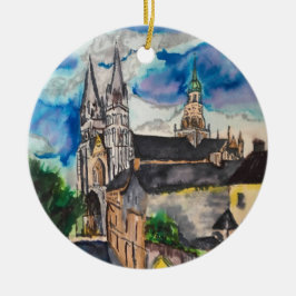 Bayeux Cathedral Frankreich Keramik Ornament