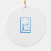 Bayeux Cathedral Frankreich Keramik Ornament (Hinten)