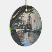 Bayeux France Water Wheel Ornament (Rechts)