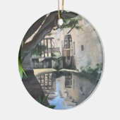 Bayeux France Water Wheel Ornament (Links)