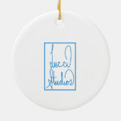 Bayeux France Water Wheel Ornament (Hinten)