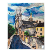 Bayeux-Kathedrale Frankreich Poster