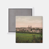 Bayeux - Stadtansicht Magnet (Vorderseite/Rückseite)