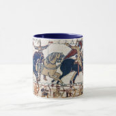BAYEUX STEUER 1066 NORMAN KNIGHTS AND ARCHERS TASSE (Zentrum)