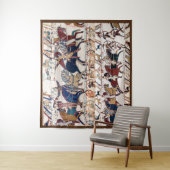 BAYEUX STEUER 1066 NORMAN KNIGHTS AND ARCHERS WANDTEPPICH (Beispiel)