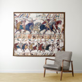 BAYEUX STEUER 1066 NORMAN KNIGHTS AND ARCHERS WANDTEPPICH (Beispiel (Horizontal))