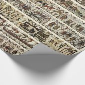 BAYEUX STEUER 1066 Schlacht von Hastings Geschenkpapier (Ecke)
