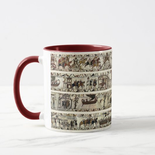 BAYEUX STEUER 1066 Schlacht von Hastings Tasse (Links)