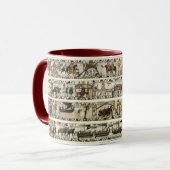 BAYEUX STEUER 1066 Schlacht von Hastings Tasse (Vorderseite Links)