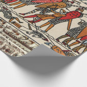 BAYEUX-STEUER, HASTSCHLAG, NORMALE NACHRICHTEN GESCHENKPAPIER (Ecke)