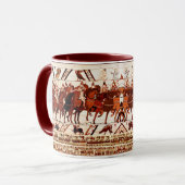 BAYEUX STEUER NORMAN ARMY, KNIGHTS HORSEBACK MU TASSE (Vorderseite Links)