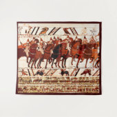 BAYEUX STEUER NORMAN ARMY, KNIGHTS HORSEBACK WANDTEPPICH (Vorderseite (Horizontal))