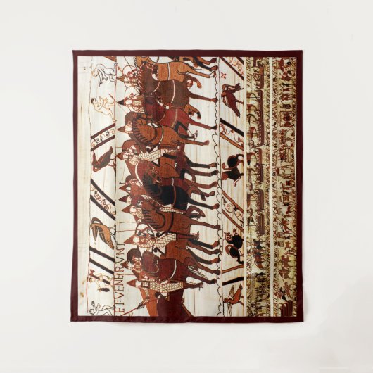 BAYEUX STEUER NORMAN ARMY, KNIGHTS HORSEBACK WANDTEPPICH (Vorderseite)