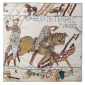 BAYEUX STEUERELEMENT Tod König Harold bei Battle Fliese (Vorderseite)