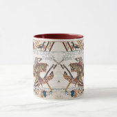 BAYEUX STEUERELEMENT Tod König Harold bei Battle Tasse (Zentrum)
