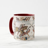 BAYEUX STEUERELEMENT Tod König Harold bei Battle Tasse (Vorderseite Links)