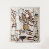BAYEUX STEUERELEMENT Tod König Harold bei Battle Wandteppich (Vorderseite)