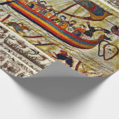 BAYEUX STEUERN 1066 FAHRSCHIFFE GESCHENKPAPIER (Ecke)